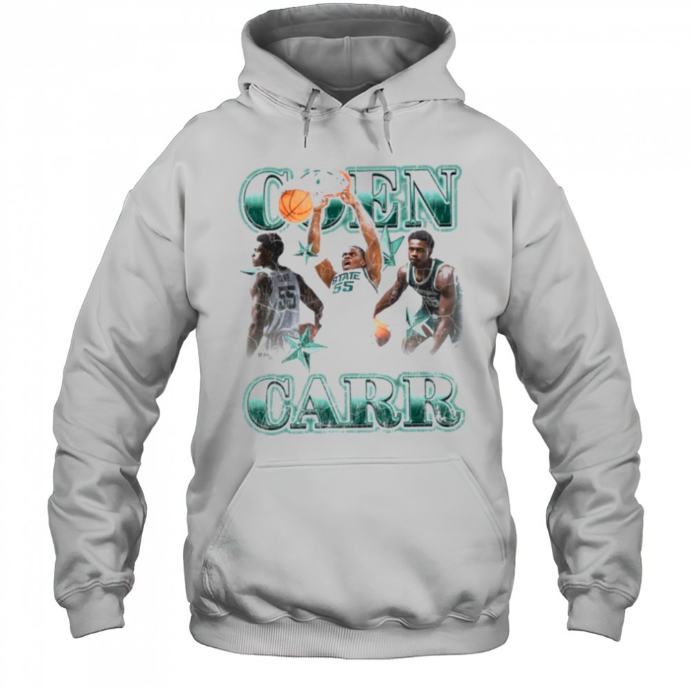 Michigan State Spartans CON CARR 55 STATE Basketball T Shirt