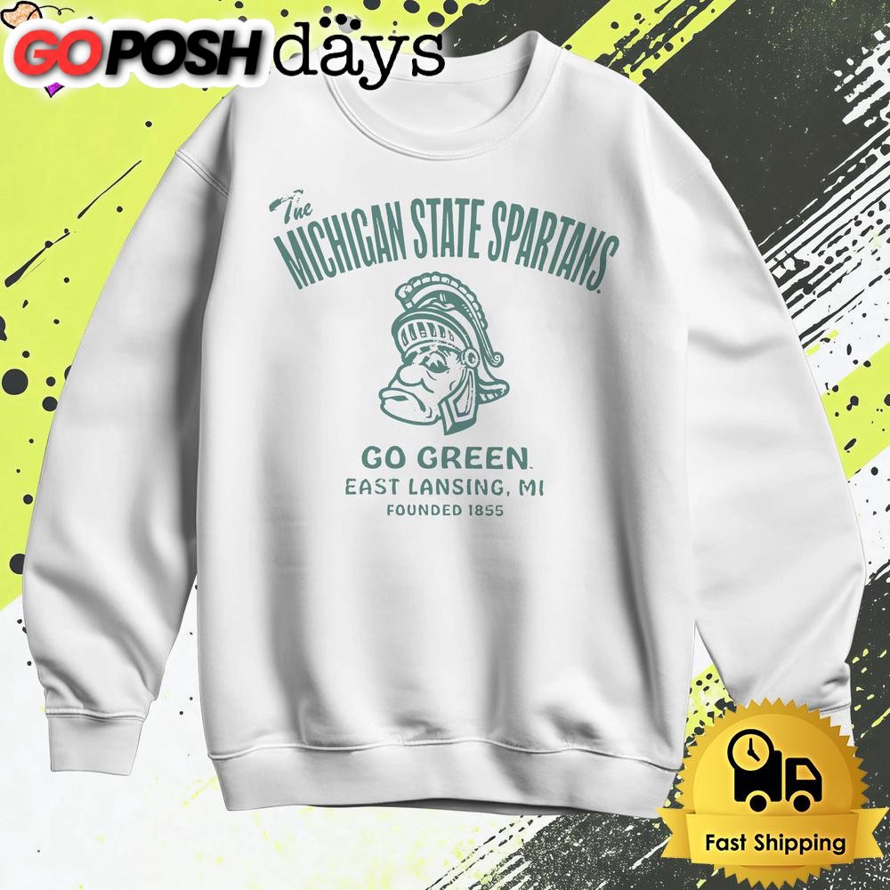 michigan-state-spartans-football-go-green-t-shirt-7j13uw0b Michigan State Spartans Football Go Green T Shirt
