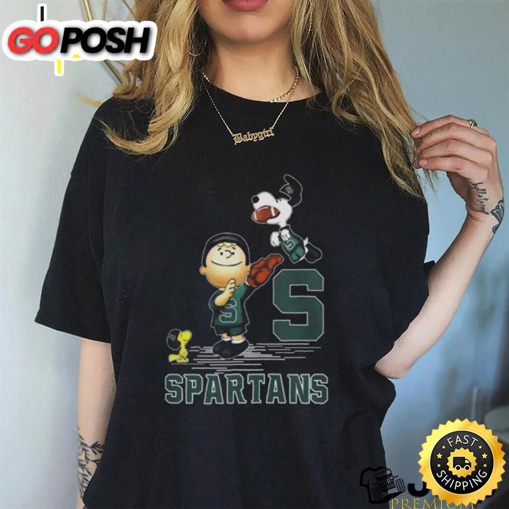 Michigan State Spartans The Peanuts Sport Fans Christmas Shirt