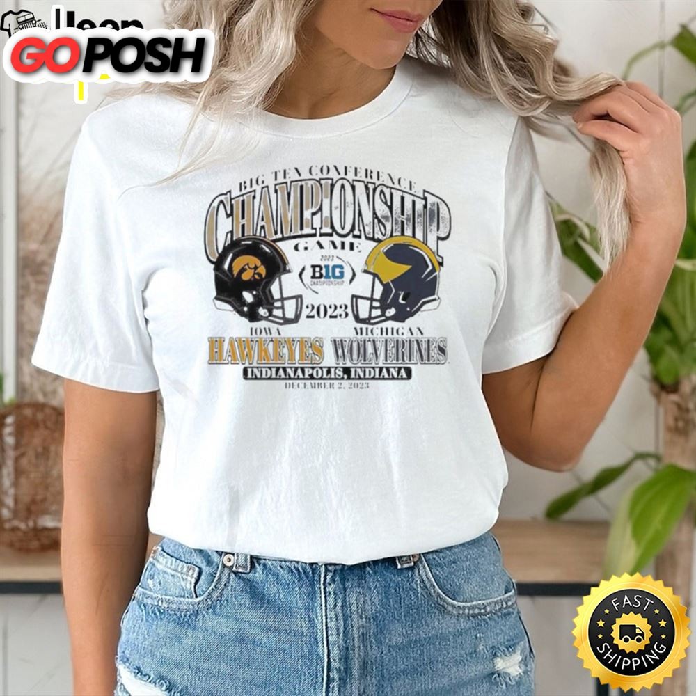 Michigan Vs Iowa Big Ten Championship Game 2025 Indianapolis Shirt