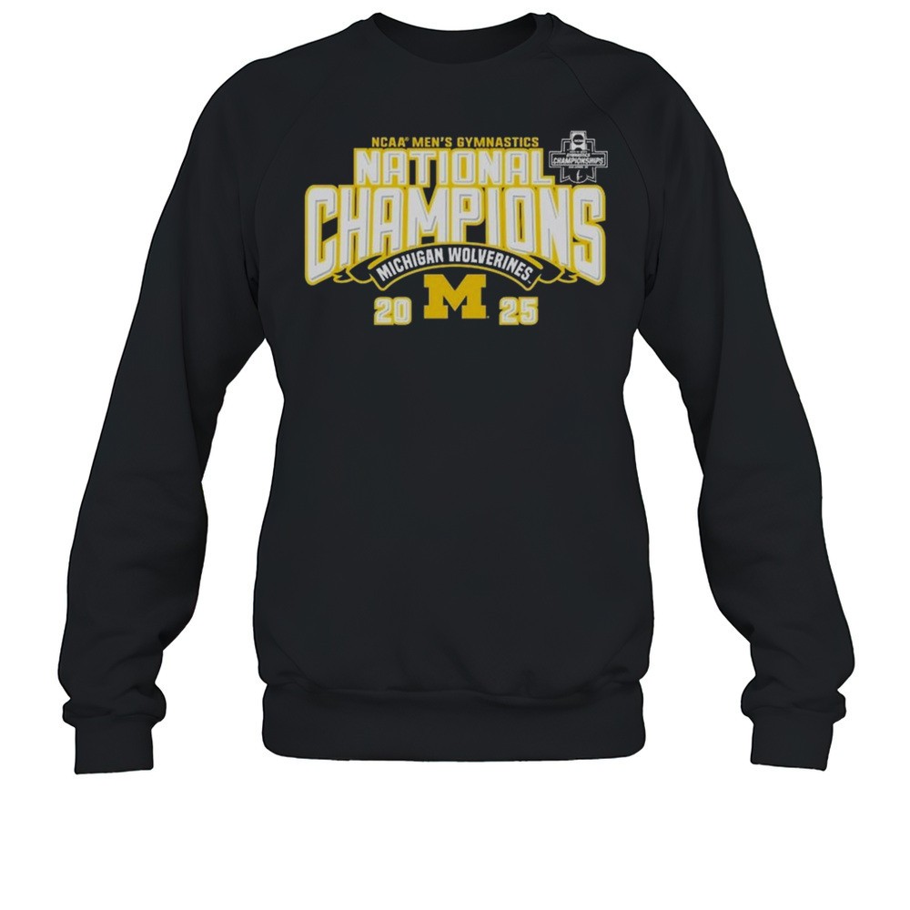 Michigan Wolverines 2025 NCAA Mens Gymnastics National Champions Shirt