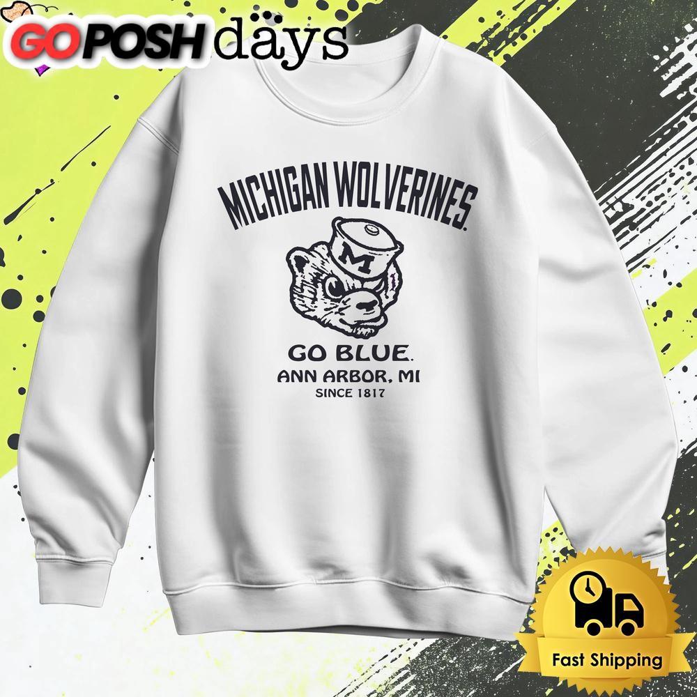 michigan-wolverines-football-go-blue-t-shirt-ncbkwiya Michigan Wolverines Football Go Blue T Shirt