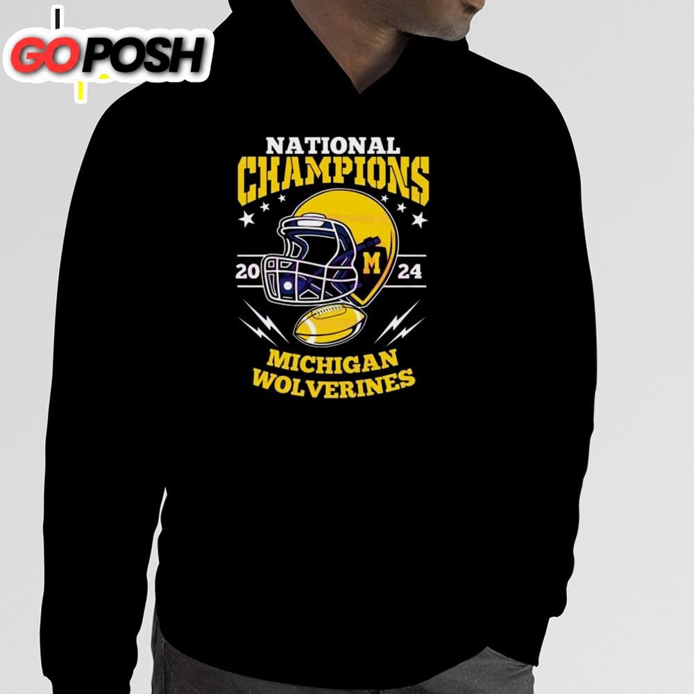 Michigan Wolverines Football Helmet National Champions 2025 Shirt