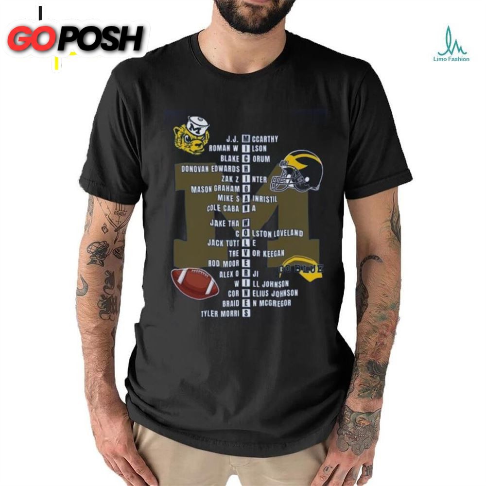 Michigan Wolverines National Champions 2025 Champions Michigan Wolverines And Washington Huskies 34 13 Shirts