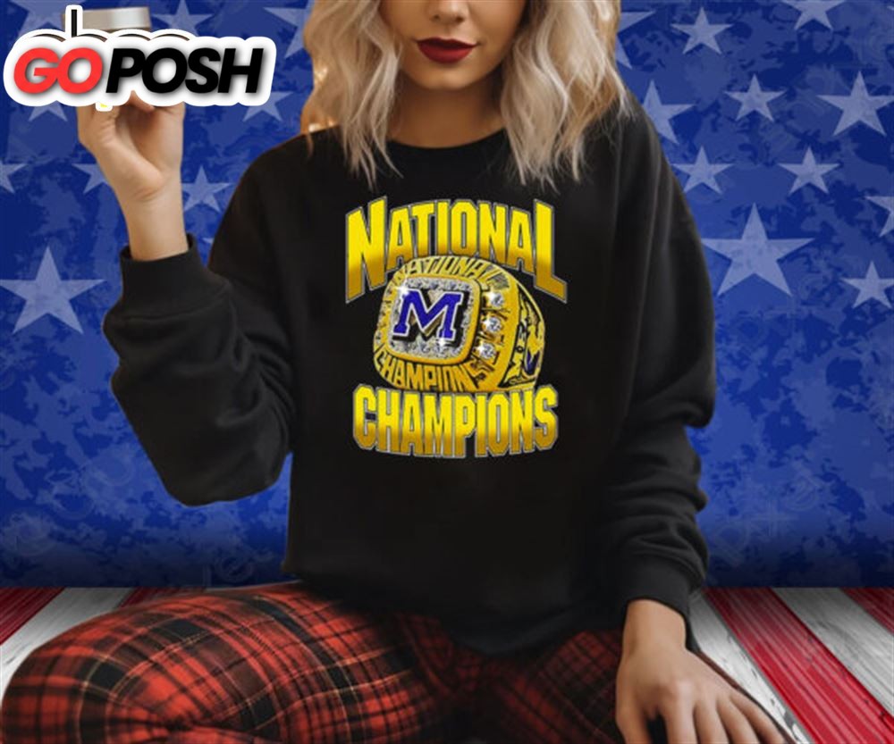 Michigan Wolverines National Champs Ring T-Shirt