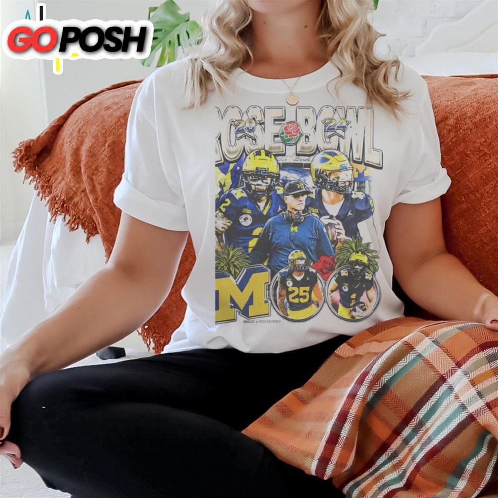 Michigan Wolverines Rose Bowl 2025 Junior Colson T Shirt