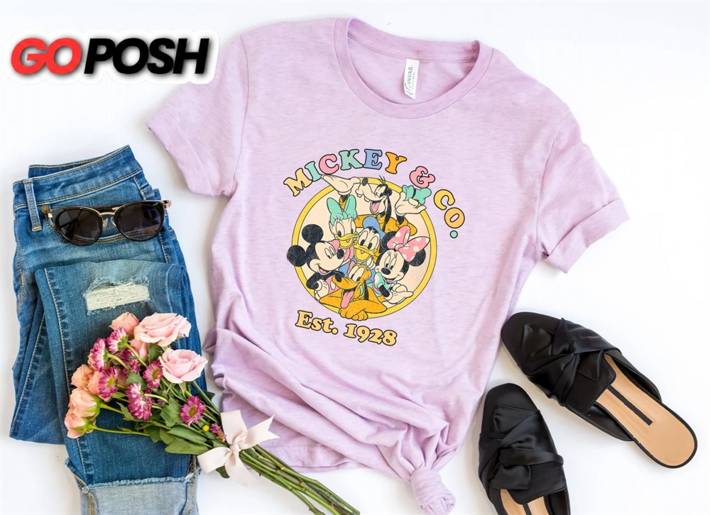 Mickey And Co Disney Characters Est 1928 Shirt