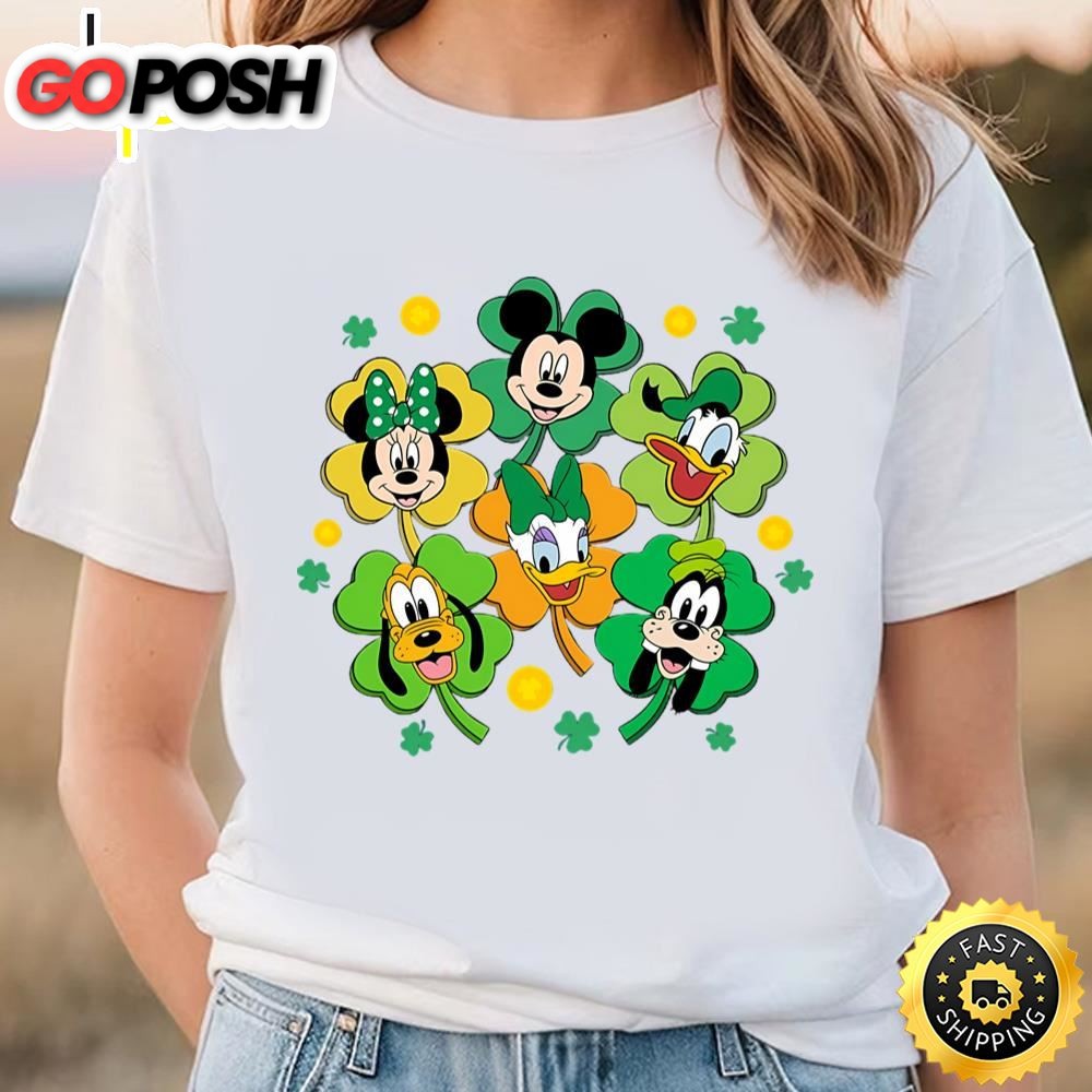 Mickey And Friends Happy St. Patricks Day Disney Shirt