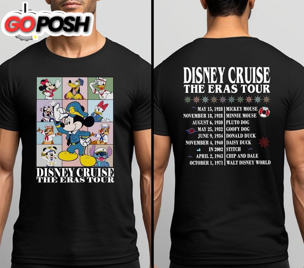 Mickey And Friends Matching T Shirt Cruise Disney Vacation Cruise Tee Unique
