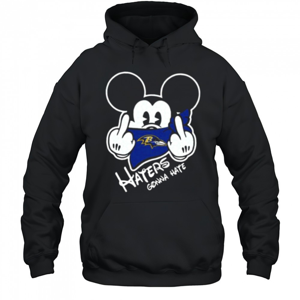 Mickey Haters Gonna Hate Baltimore Ravens Shirt