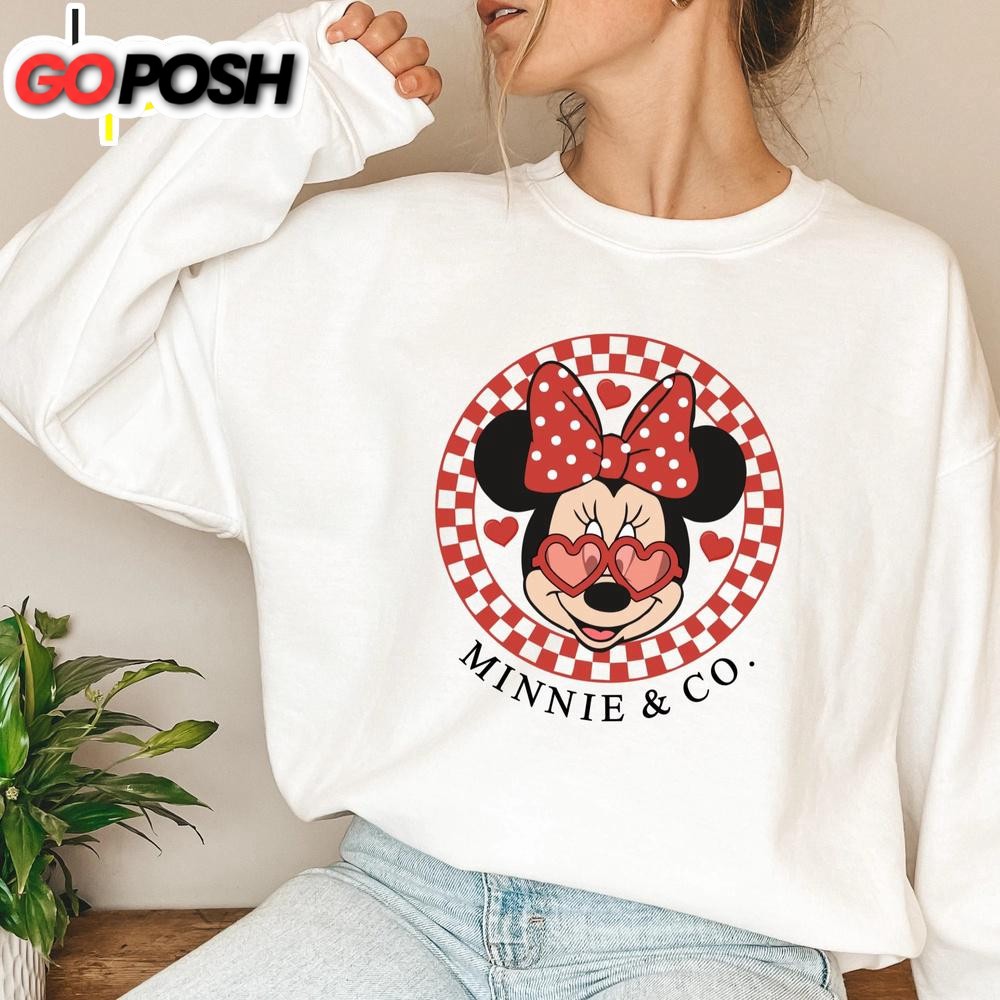 Mickey Minnie Valentine’s Day Sweatshirt