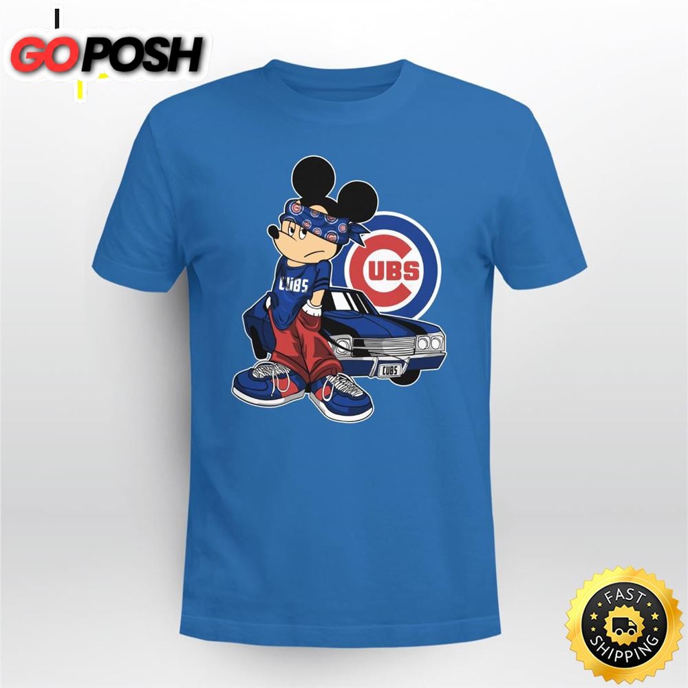 Mickey Mouse Chicago Cubs Super Cool Mickey Mouse 100 Year Anniversary Shirt
