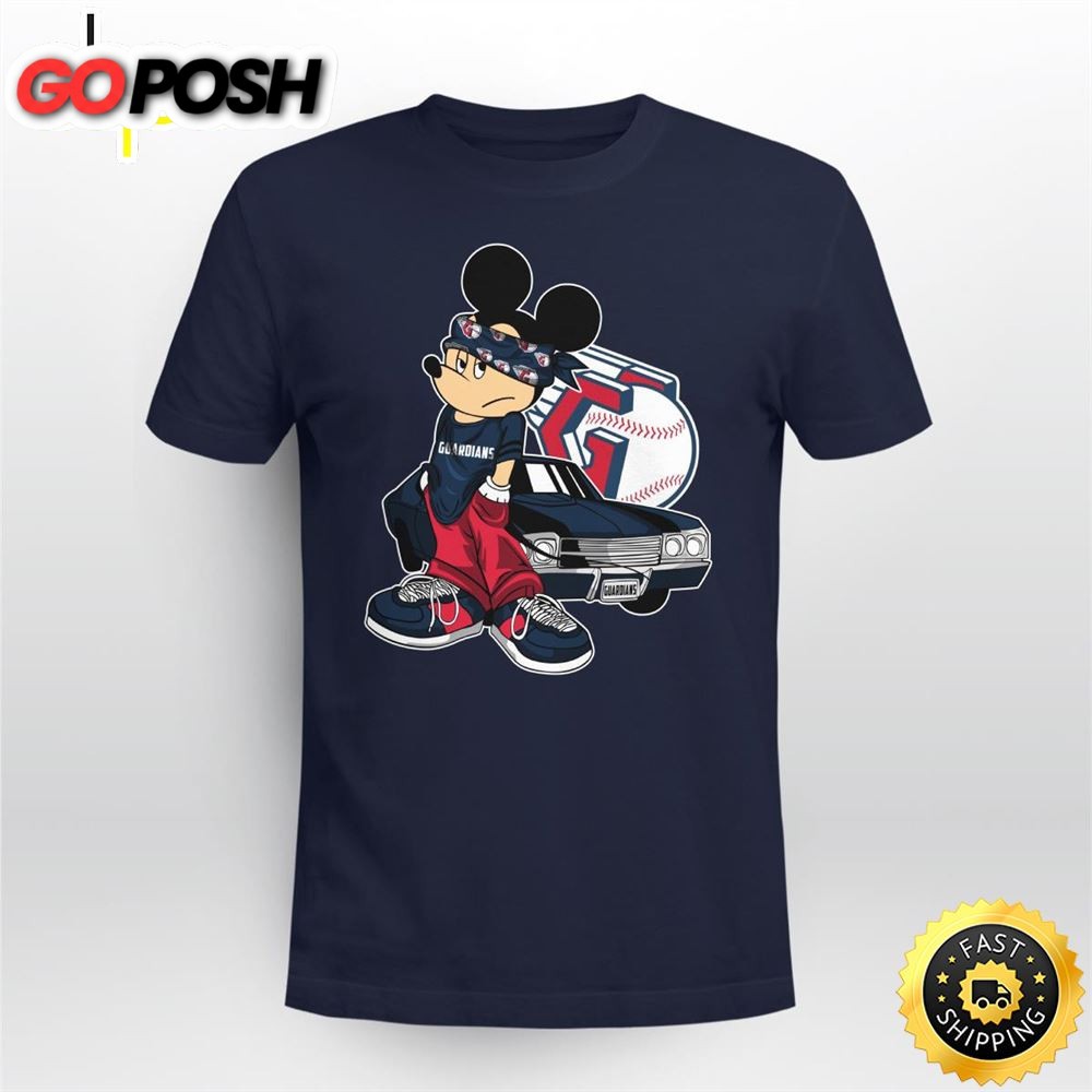 Mickey Mouse Cleveland Guardians Super Cool Mickey Mouse 100 Year Anniversary Shirt