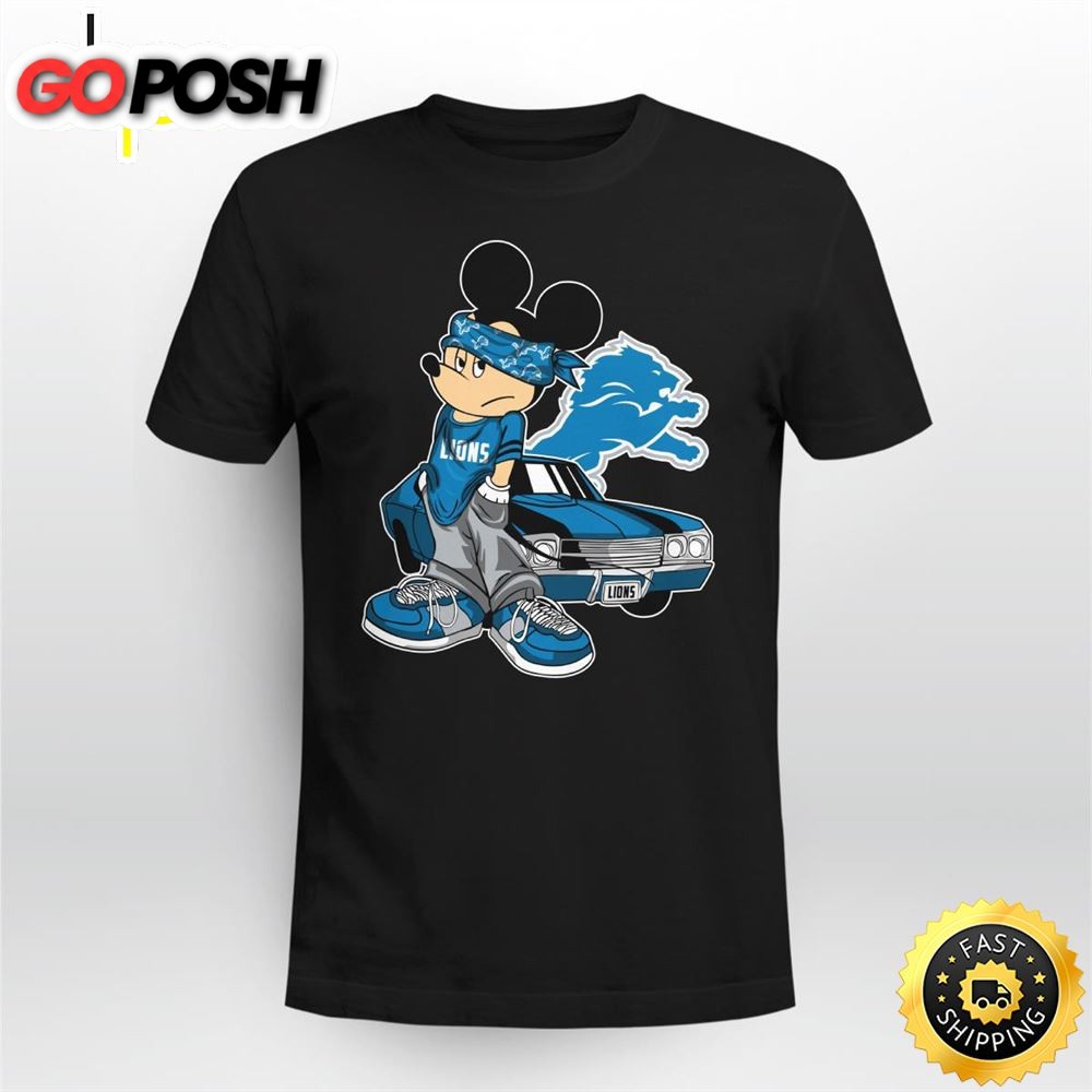 Mickey Mouse Detroit Lions Super Cool Mickey Mouse 100 Year Anniversary Shirt
