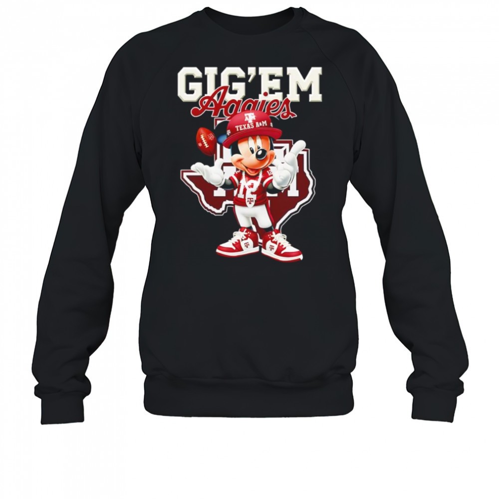 mickey-mouse-gig-em-aggies-shirt-1kjr4yf7 Mickey Mouse Gig Em Aggies Shirt