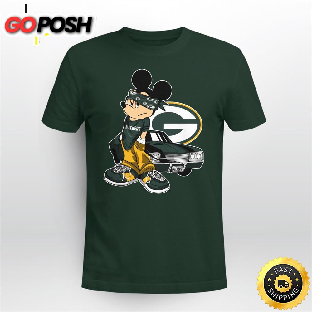 Mickey Mouse Green Bay Packers Super Cool Mickey Mouse 100 Year Anniversary Shirt