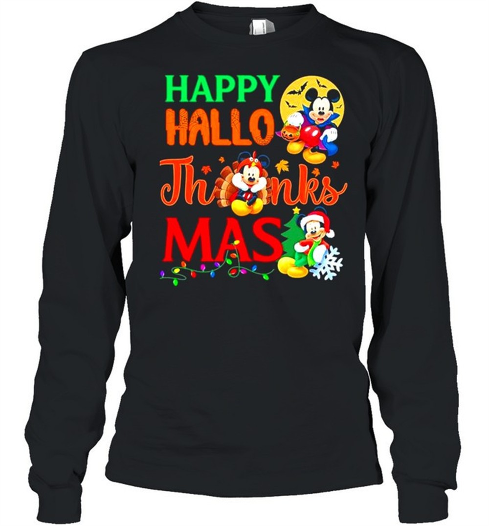 mickey-mouse-happy-hallo-thnaksmas-christmas-shirt-7516d153 Mickey Mouse Happy Hallo ThnaksMas Christmas shirt