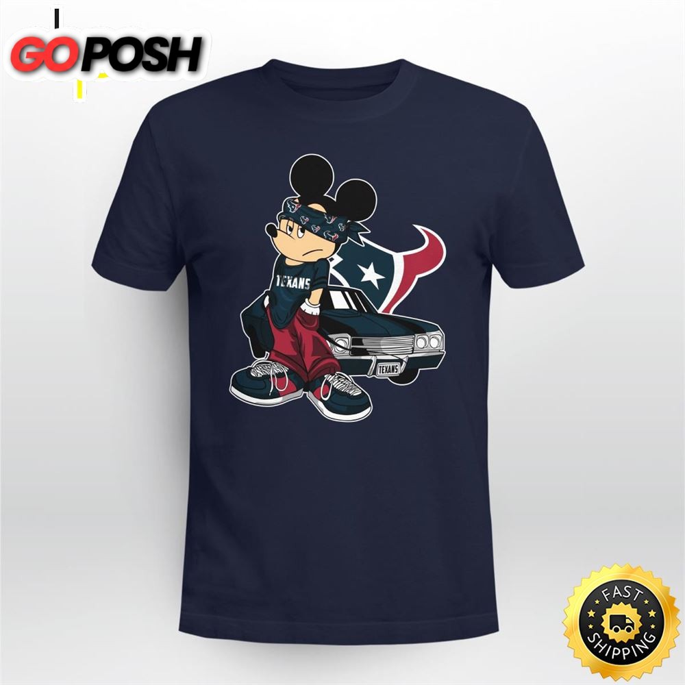 Mickey Mouse Houston Texans Super Cool Mickey Mouse 100 Year Anniversary Shirt