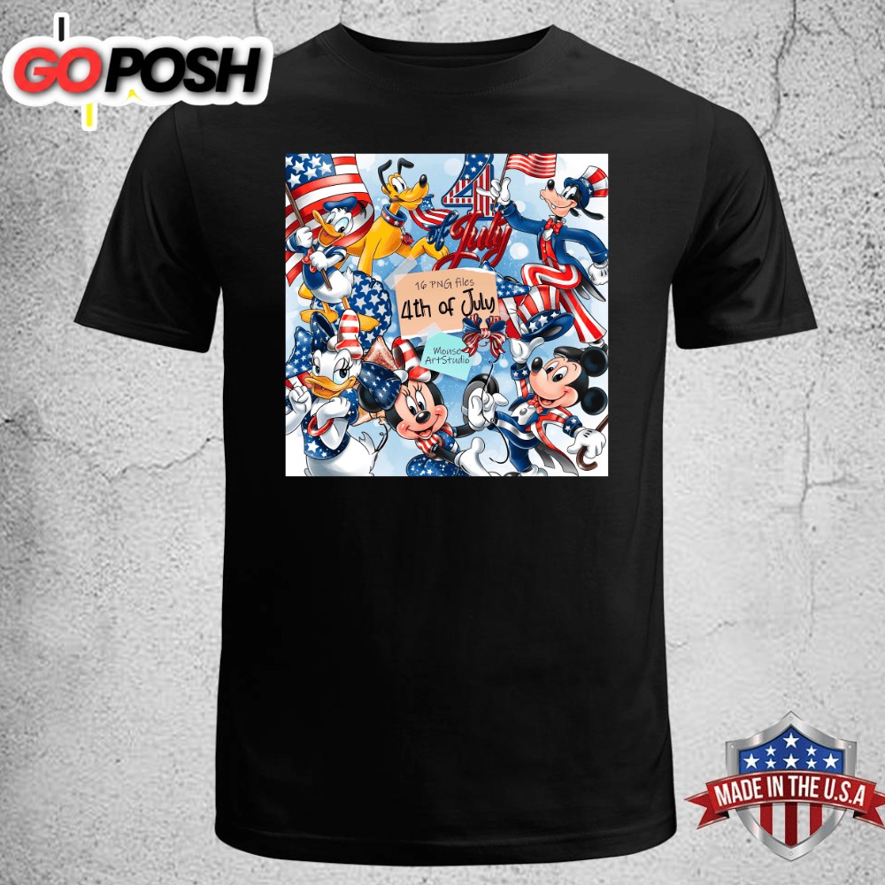 Mickey Mouse July 4th, American Independence Day T-shirt