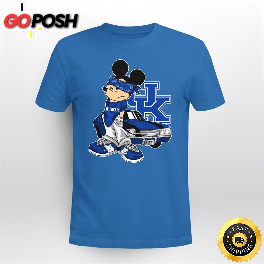 Mickey Mouse Kentucky Wildcats Super Cool Mickey Mouse 100 Year Anniversary Shirt