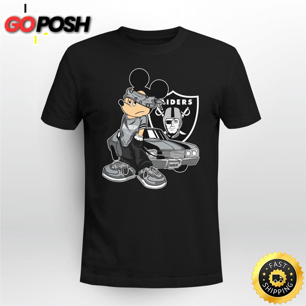 Mickey Mouse Las Vegas Raiders Super Cool Mickey Mouse 100 Year Anniversary Shirt