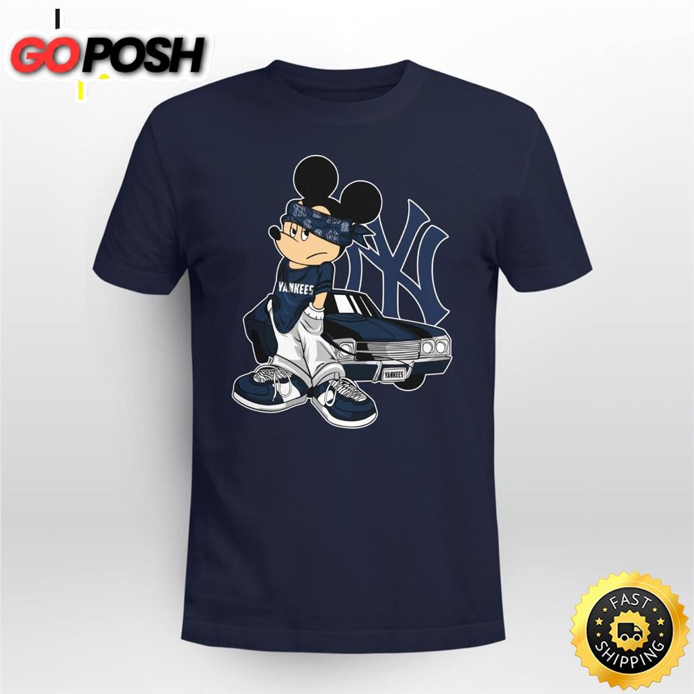 Mickey Mouse New York Yankees Super Cool Mickey Mouse 100 Year Anniversary Shirt