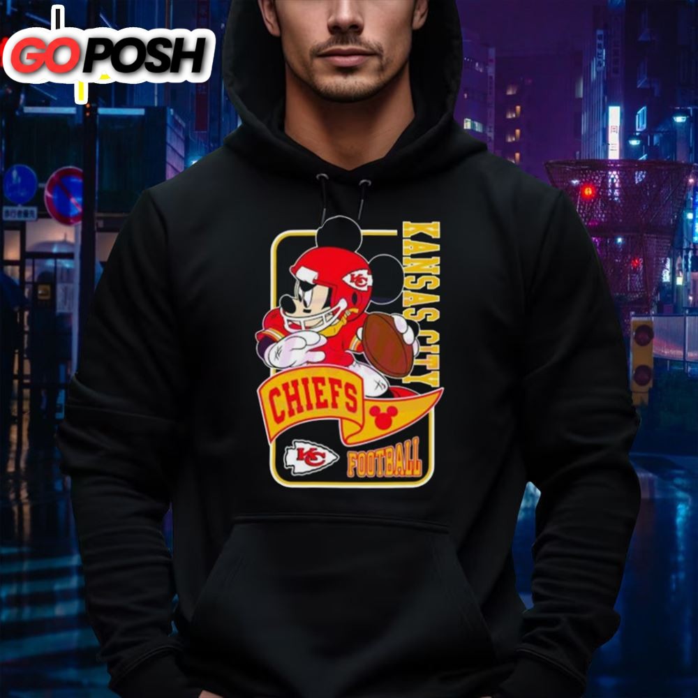 Mickey Mouse Play Football Kansas City Chiefs 2025 T