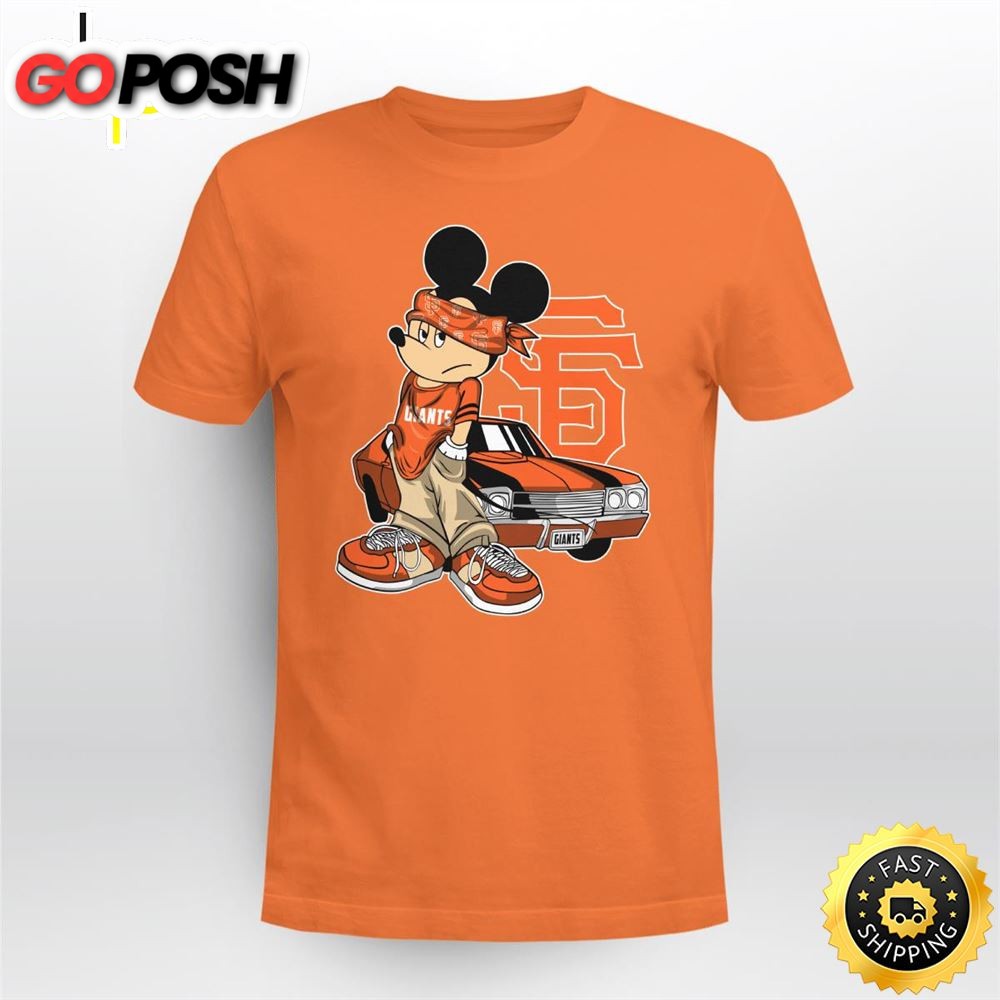 Mickey Mouse San Francisco Giants Super Cool Mickey Mouse 100 Year Anniversary Shirt