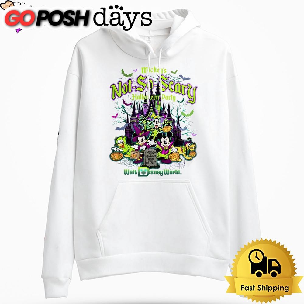 Mickey Not So Scary Halloween Party Hoodie