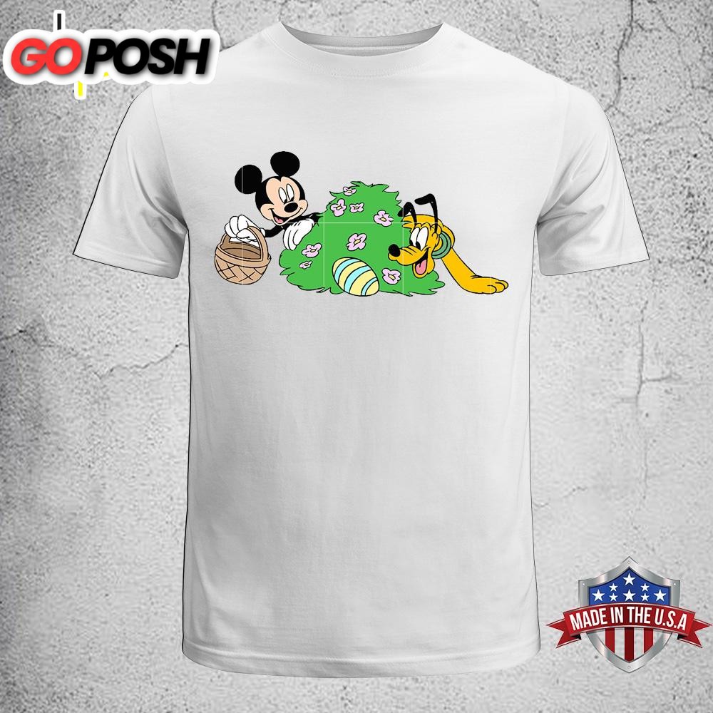 Mickey & Pluto Easter Day Unisex T-Shirt