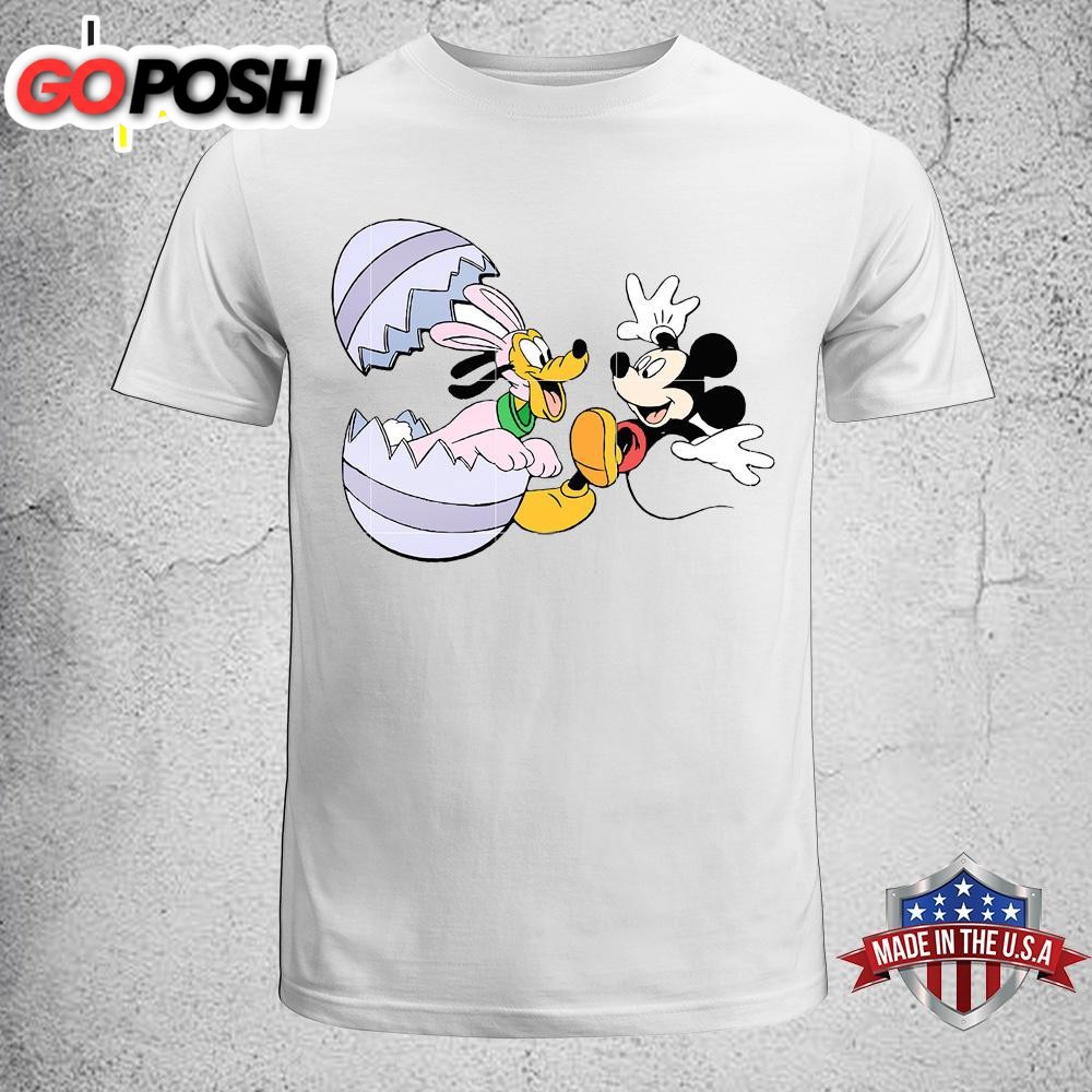 Mickey & Pluto Easter Unisex T-Shirt