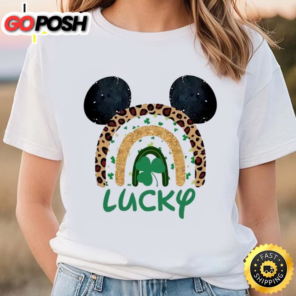 Mickey Rainbow St Patricks Day Shirt, Mickey Mouse Shirt