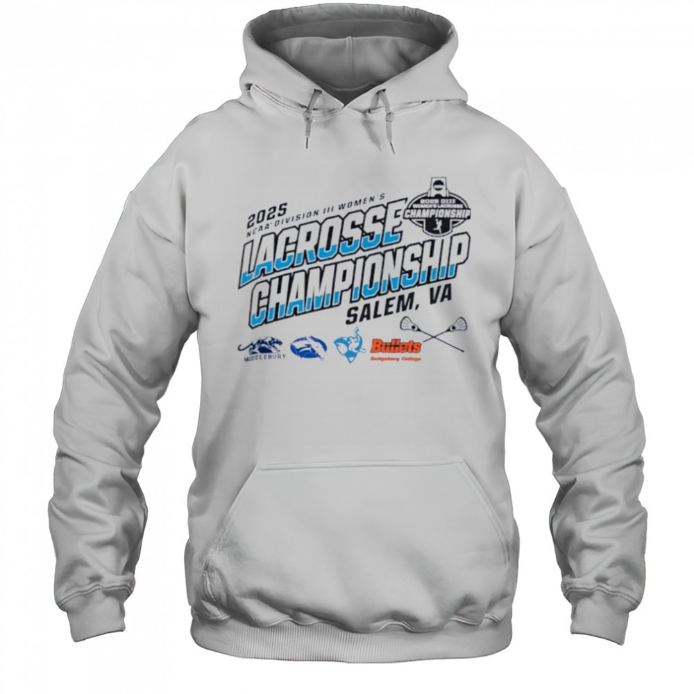 Middlebury Colby Mules Tufts University Gettysburg NCAA DIII Womens Lacrosse Championship 2025 shirt