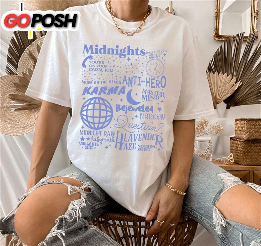 Midnights Album Taylor Swift T-Shirt – Mother Of Cats