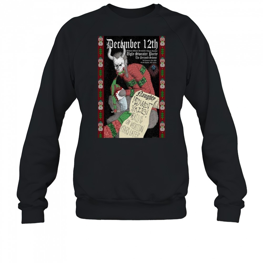 midwest-skies-ugly-sweater-party-dec-12-2025-grand-rapids-mi-holiday-christmas-t-yid6iuba Midwest Skies Ugly Sweater Party Dec 12 2025 Grand Rapids MI Holiday Christmas T-shirt