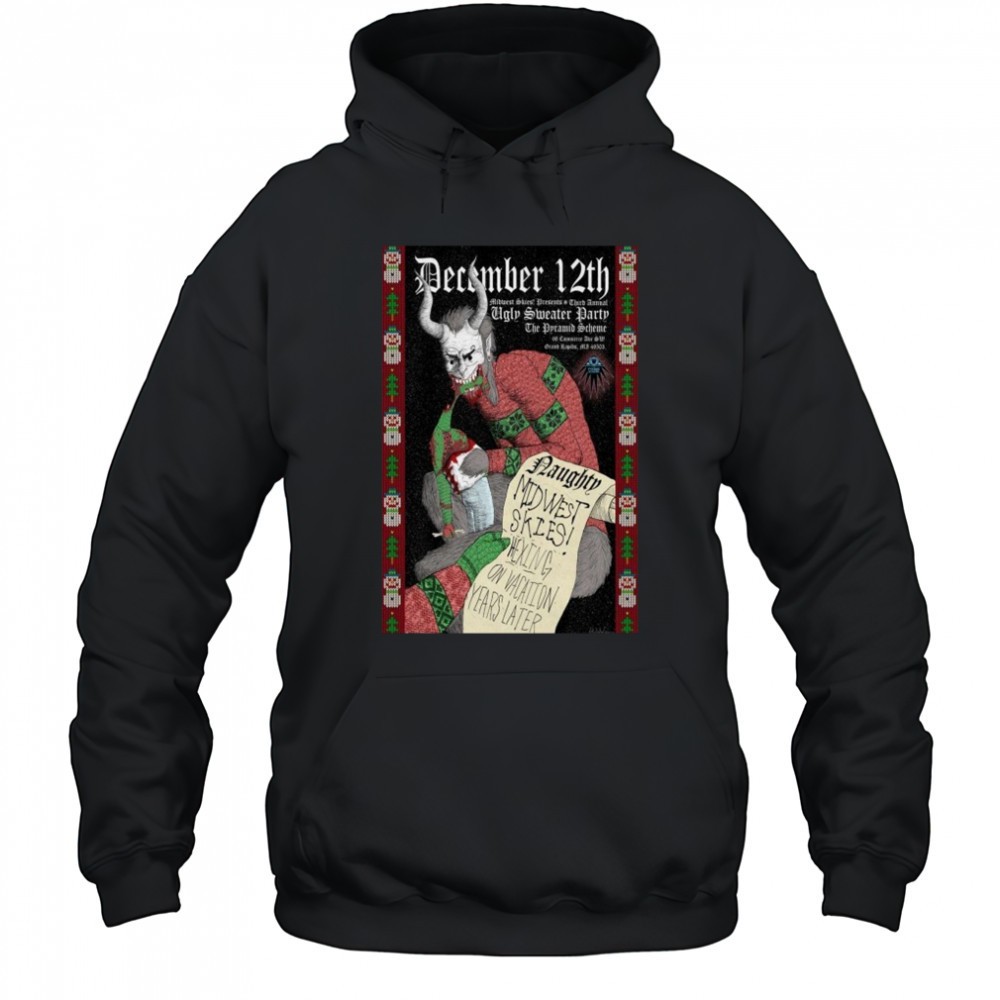 Midwest Skies Ugly Sweater Party Dec 12 2025 Grand Rapids MI Holiday Christmas T-shirt
