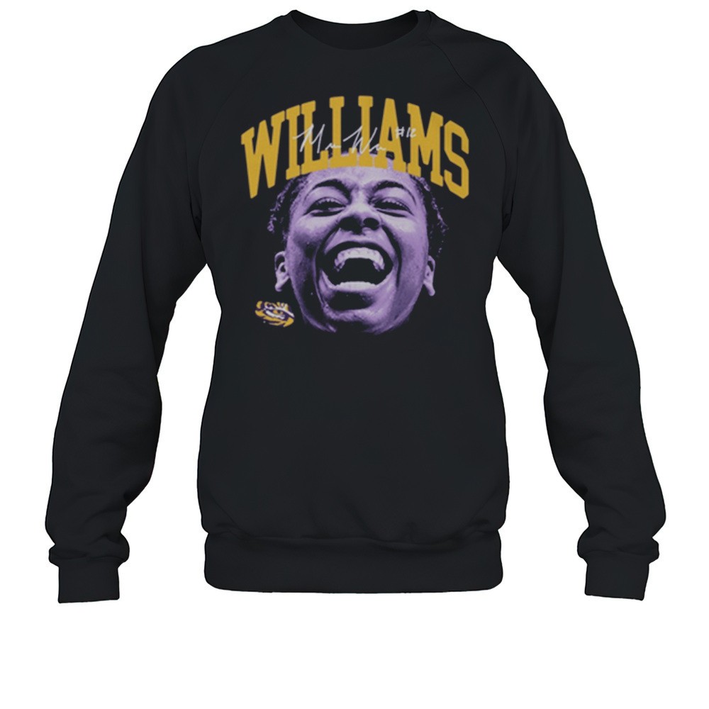 Mikaylah Williams Portrait LSU Tigers Basketball Southeastern Conference Signature T-shirt