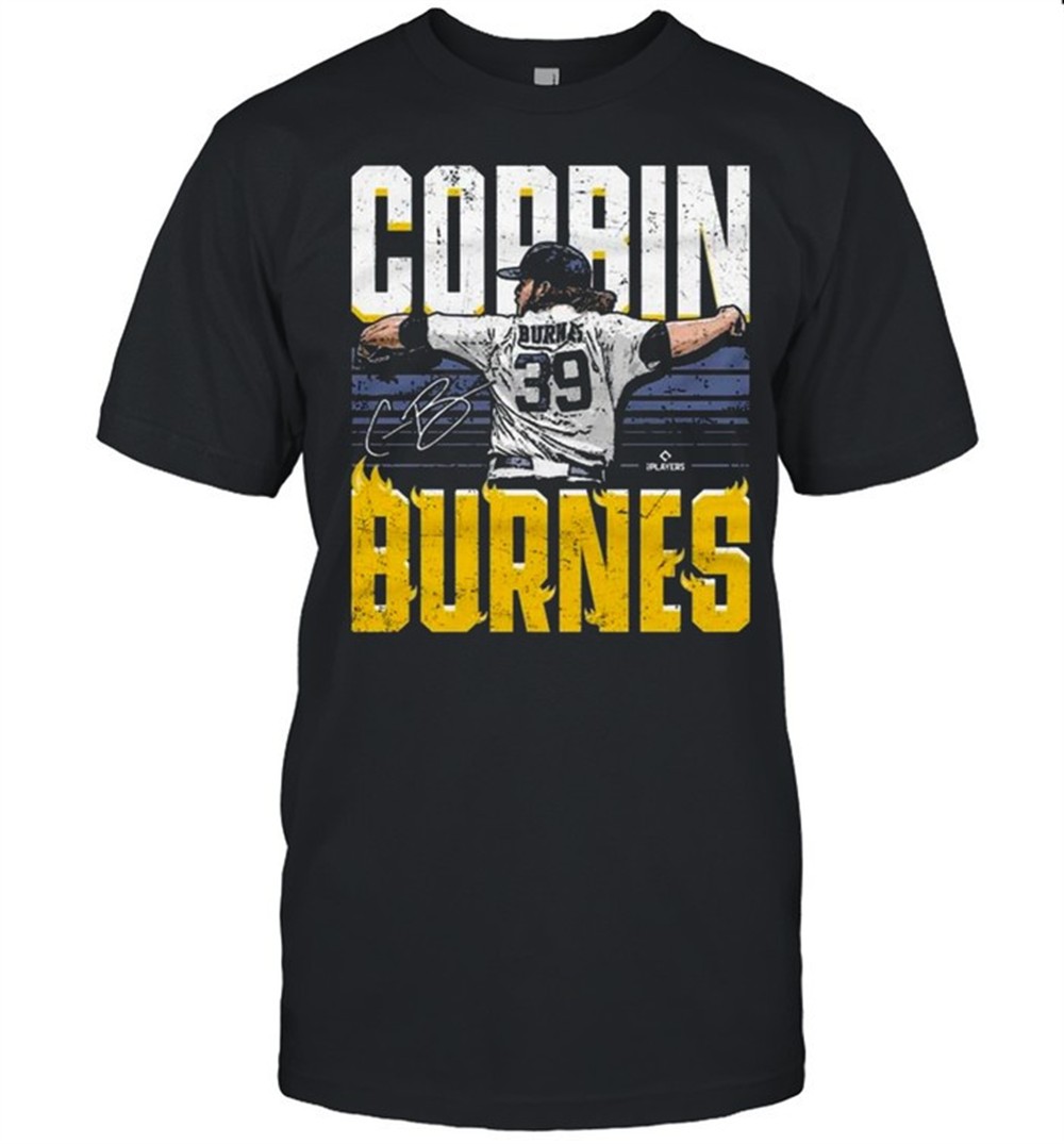 milwaukee-brewers-corbin-burnes-flames-baseball-signature-shirt-vpy07dxh Milwaukee Brewers Corbin Burnes Flames Baseball Signature shirt