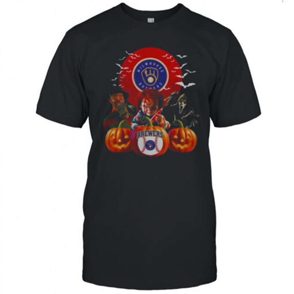 milwaukee-brewers-mlb-horror-movie-halloween-t-shirt-zfk30he5 Milwaukee Brewers MLB Horror Movie Halloween T-Shirt