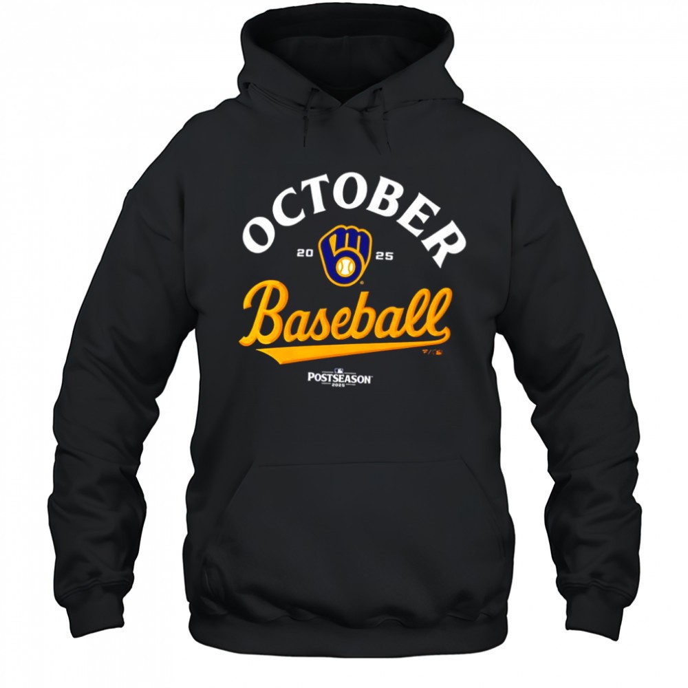 Milwaukee Brewers MLB October Baseball Postseason 2025 shirt