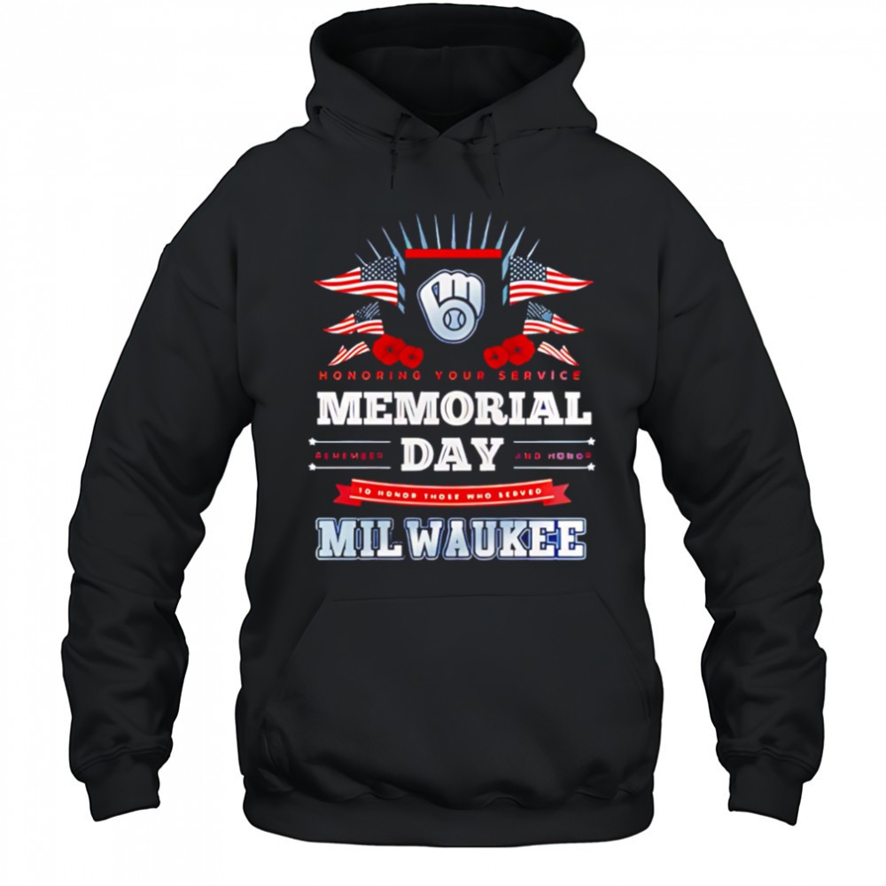 Milwaukee Brewers MLB x Memorial Day Baseball shirt