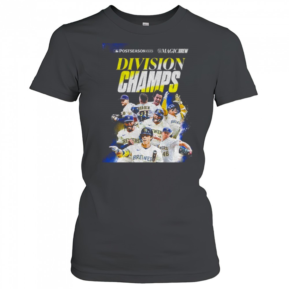 milwaukee-brewers-postseason-division-champs-mlb-2025-shirt-wosypalk Milwaukee Brewers Postseason Division Champs MLB 2025 shirt