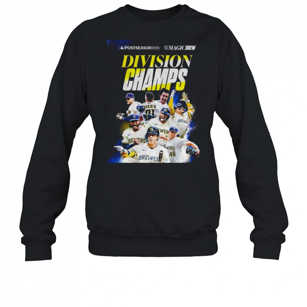 milwaukee-brewers-postseason-division-champs-mlb-2025-shirt-wosypalk Milwaukee Brewers Postseason Division Champs MLB 2025 shirt