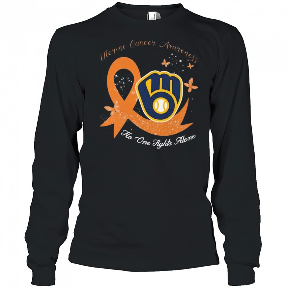 milwaukee-brewers-uterine-cancer-awareness-no-one-fights-alone-shirt-18kd47mc Milwaukee Brewers Uterine Cancer Awareness No One Fights Alone Shirt
