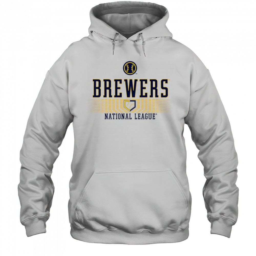 Milwaukee Brewers White Ribbed National League shirt