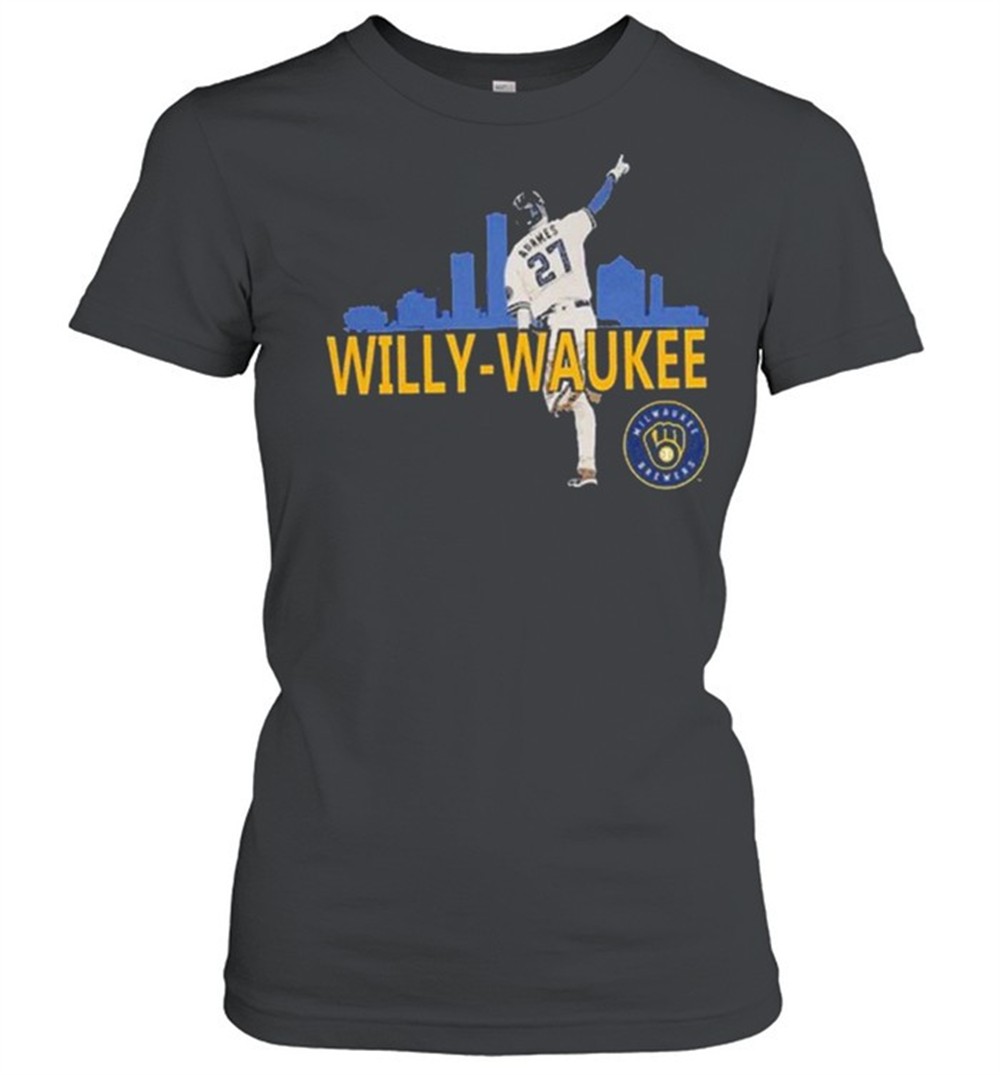 milwaukee-brewers-willy-waukee-tee-shirt-nufqbckv Milwaukee Brewers Willy -Waukee Tee Shirt