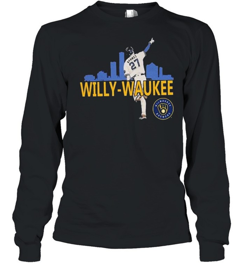milwaukee-brewers-willy-waukee-tee-shirt-nufqbckv Milwaukee Brewers Willy -Waukee Tee Shirt