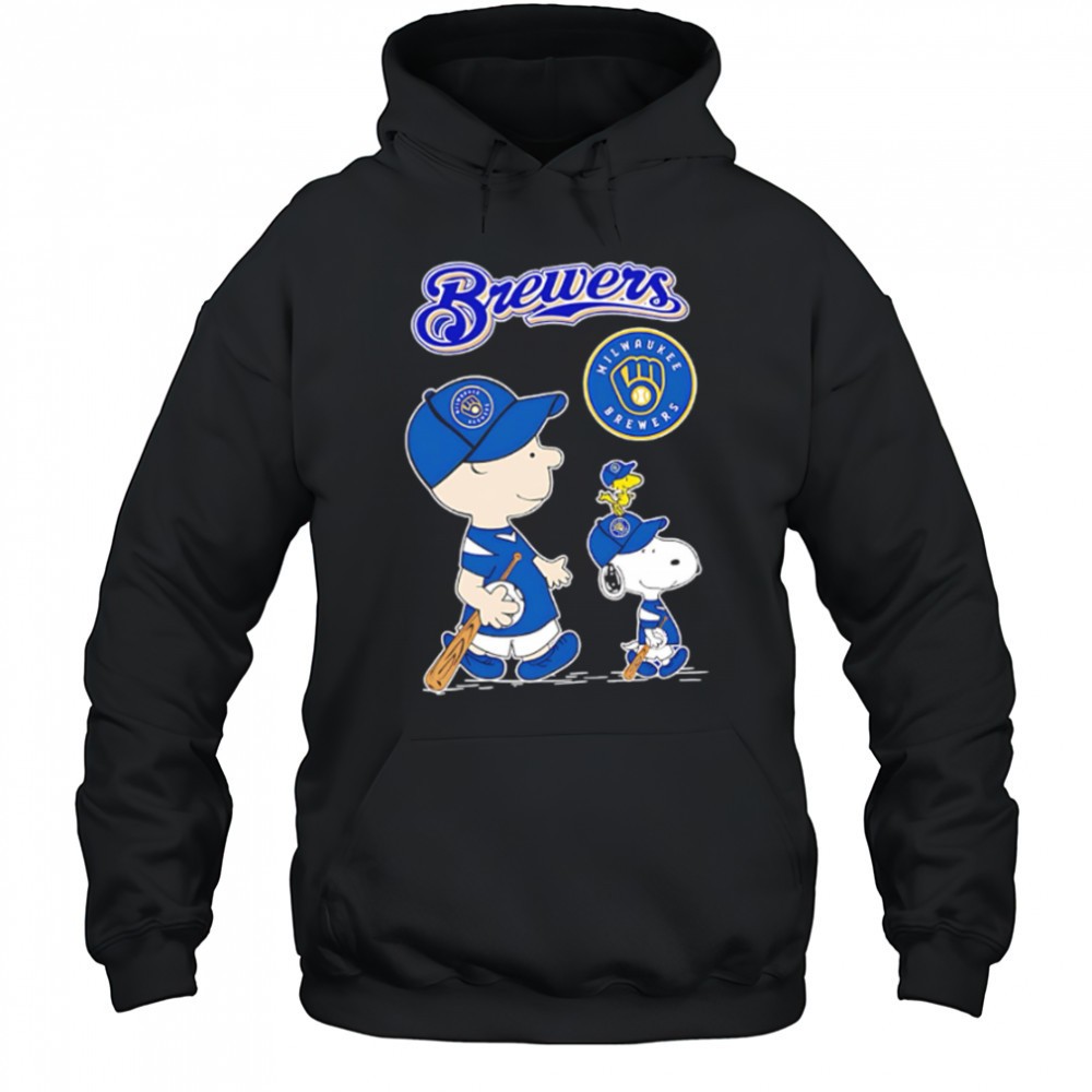 Milwaukee Brewers x Peanuts Snoopy Charlie Brown 2025 shirt