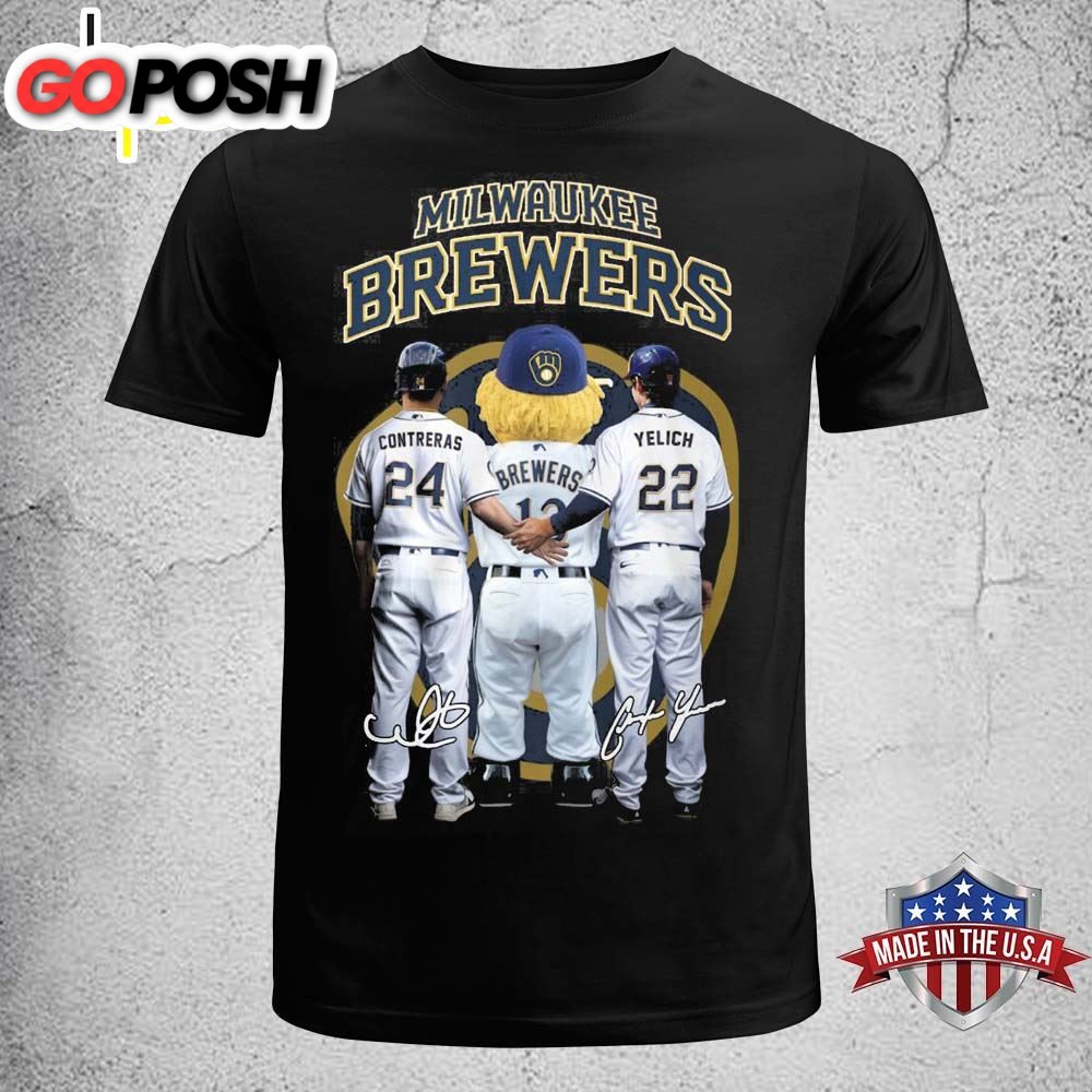 Milwaukee Bucks Baseball Team Starting Lineup Player 2025 Shirt