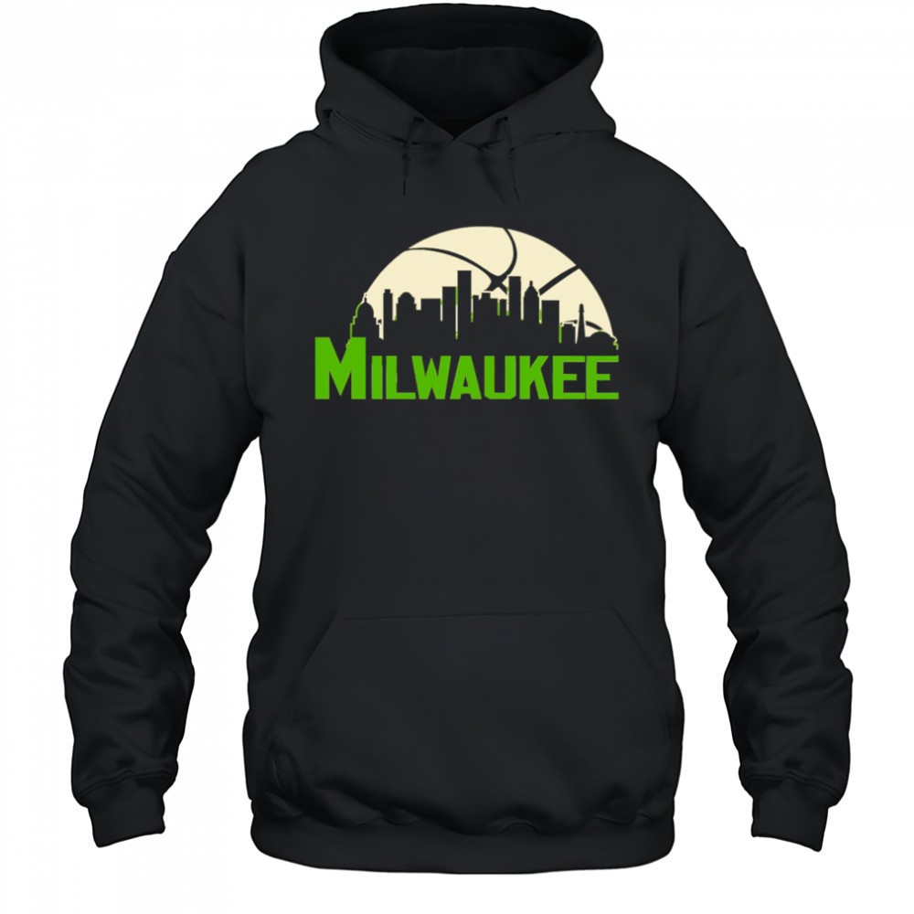Milwaukee Bucks Cityscape Skyline style 2025 shirt